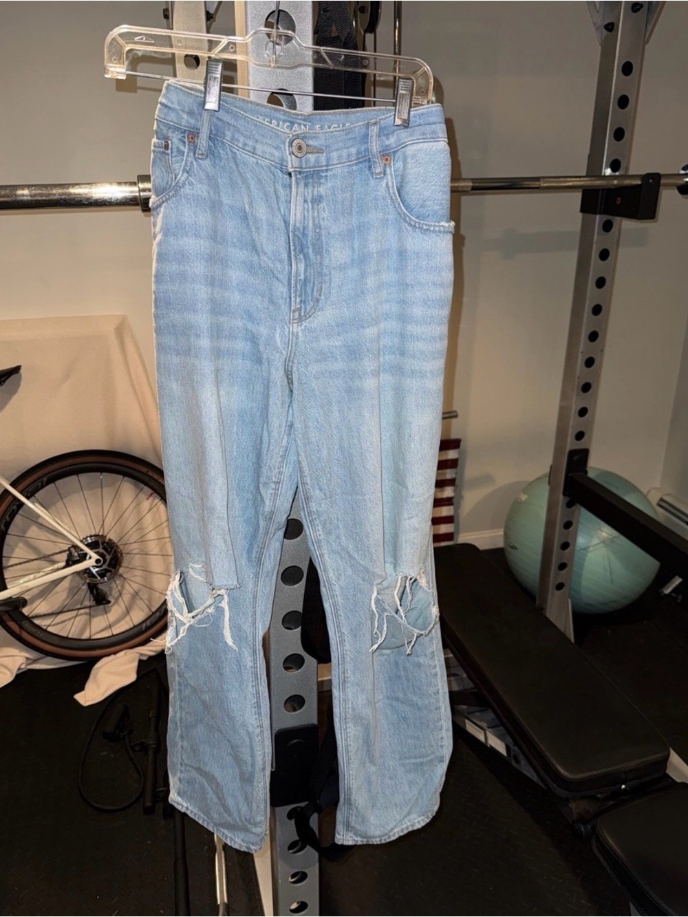American Eagle ‘90s Straight Distressed Jeans | Size 18 Regular
